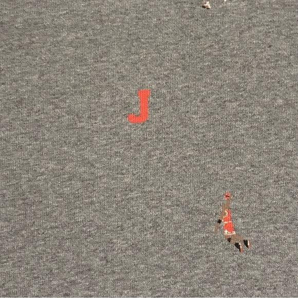 Nike Jordan Essential Men’s Fleece Pullover Hoodie Grey - Picture 2 of 5